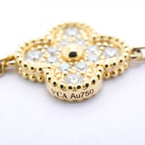 ★在庫処分★最終価格★SALE【6jbb0179】ヴァンクリーフ＆アーペル ブレスレット ヴィンテージ アルハンブラ K18YG イエローゴールド ダイヤモンド【中古】レディース