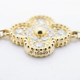 ★在庫処分★最終価格★SALE【6jbb0179】ヴァンクリーフ＆アーペル ブレスレット ヴィンテージ アルハンブラ K18YG イエローゴールド ダイヤモンド【中古】レディース