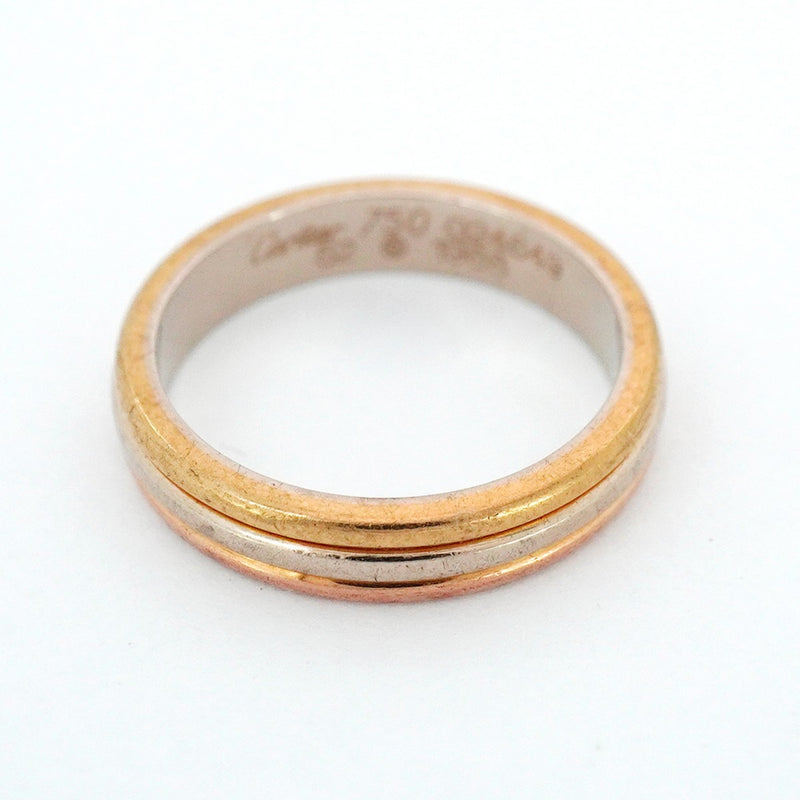 【6jbb0757】カルティエ リング トリニティ ヴァンドーム K18YG イエローゴールド K18WG ホワイトゴールド K18PG ピンクゴールド ＃52【中古】レディース