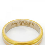 【6jbb0757】カルティエ リング トリニティ ヴァンドーム K18YG イエローゴールド K18WG ホワイトゴールド K18PG ピンクゴールド ＃52【中古】レディース