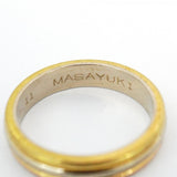 【6jbb0757】カルティエ リング トリニティ ヴァンドーム K18YG イエローゴールド K18WG ホワイトゴールド K18PG ピンクゴールド ＃52【中古】レディース