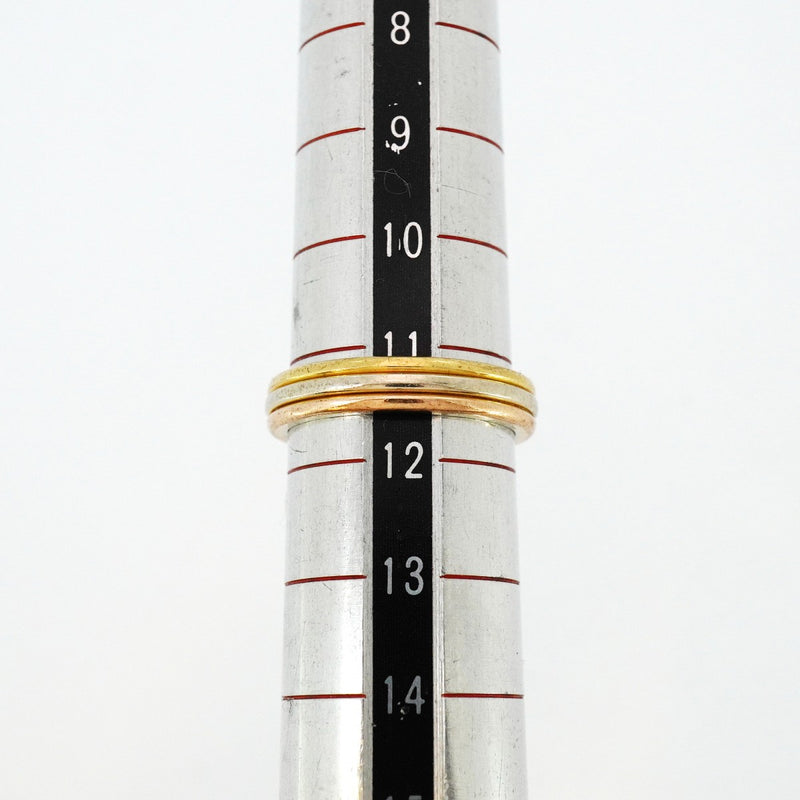 【6jbb0757】カルティエ リング トリニティ ヴァンドーム K18YG イエローゴールド K18WG ホワイトゴールド K18PG ピンクゴールド ＃52【中古】レディース
