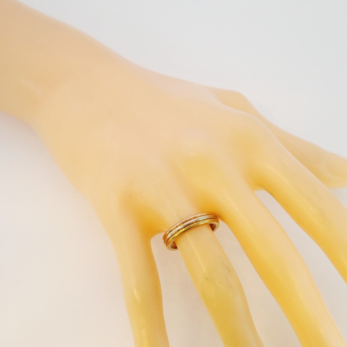 【6jbb0757】カルティエ リング トリニティ ヴァンドーム K18YG イエローゴールド K18WG ホワイトゴールド K18PG ピンクゴールド ＃52【中古】レディース