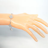 【6jcb0124】ヴァンクリーフ＆アーペル ブレスレット ヴィンテージ アルハンブラ K18WG ホワイトゴールド ダイヤモンド【中古】レディース