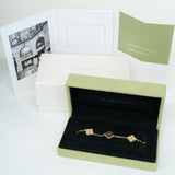 【6jcb0125】ヴァンクリーフ＆アーペル ブレスレット ヴィンテージ アルハンブラ ギヨシェ K18YG イエローゴールド ダイヤモンド【中古】レディース