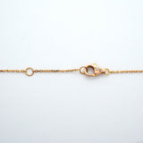 【6jcb0133】カルティエ ネックレス ベビートリニティ 1PD K18YG イエローゴールド K18WG ホワイトゴールド K18PG ピンクゴールド/ダイヤモンド【中古】レディース