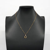 【6jcb0133】カルティエ ネックレス ベビートリニティ 1PD K18YG イエローゴールド K18WG ホワイトゴールド K18PG ピンクゴールド/ダイヤモンド【中古】レディース