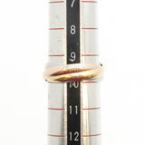 【6jcb0154】カルティエ リング トリニティ スモールモデル K18YG イエローゴールド K18WG ホワイトゴールド K18PG ピンクゴールド ＃49【中古】レディース