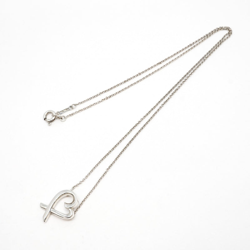 ★SALE【6jcb0290-k】ティファニー ネックレス ラビングハート シルバー925【中古】レディース