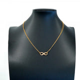 ★在庫処分★最終価格★SALE【6jcb0301】ティファニー ネックレス インフィニティ ダブルチェーン K18PG ピンクゴールド【中古】レディース