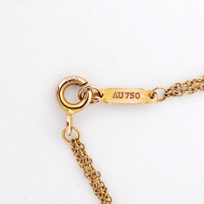 ★在庫処分★最終価格★SALE【6jcb0301】ティファニー ネックレス インフィニティ ダブルチェーン K18PG ピンクゴールド【中古】レディース