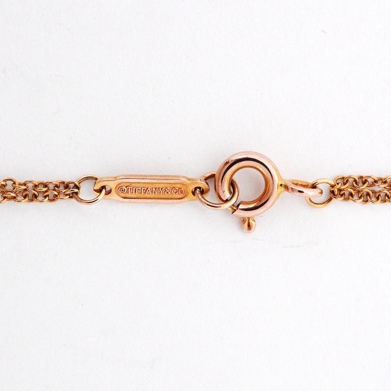 ★在庫処分★最終価格★SALE【6jcb0301】ティファニー ネックレス インフィニティ ダブルチェーン K18PG ピンクゴールド【中古】レディース