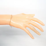 【6jcb0314】ティファニー ブレスレット Tスマイル ミニ K18PG ピンクゴールド ダイヤモンド【中古】レディース