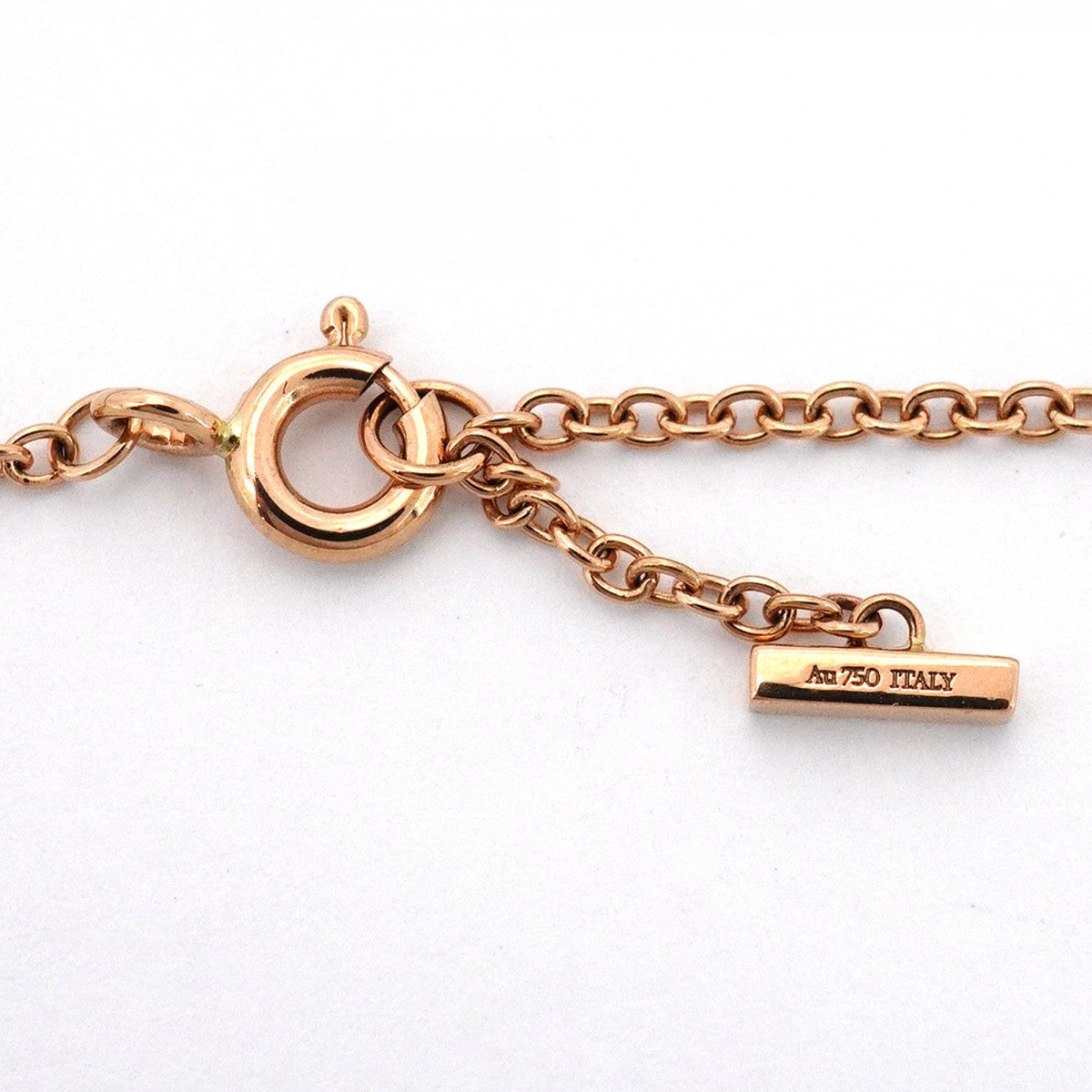 【6jcb0314】ティファニー ブレスレット Tスマイル ミニ K18PG ピンクゴールド ダイヤモンド【中古】レディース