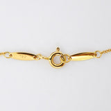 【6jcb0458】ティファニー ネックレス バイザヤード 1PD K18YG イエローゴールド ダイヤモンド【中古】レディース