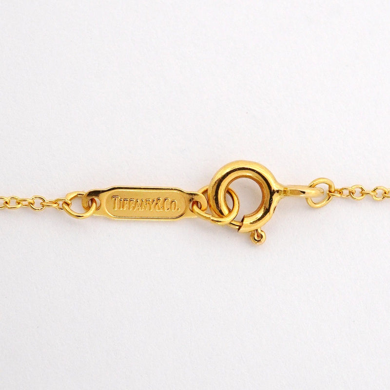 【6jcb0522】ティファニー ネックレス ベゼルフラワー 4PD K18YG イエローゴールド ダイヤモンド【中古】レディース