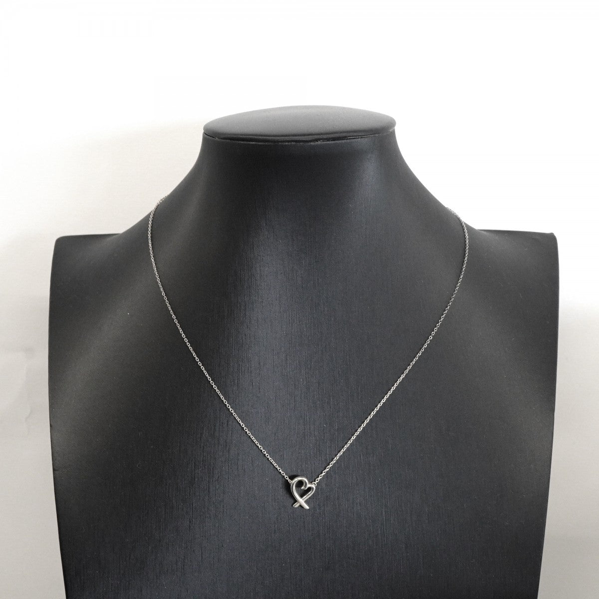 ★SALE【6jdb0024-k】ティファニー ネックレス ラビングハート シルバー925【中古】レディース