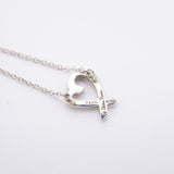 ★SALE【6jdb0024-k】ティファニー ネックレス ラビングハート シルバー925【中古】レディース
