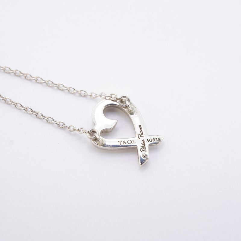 ★SALE【6jdb0024-k】ティファニー ネックレス ラビングハート シルバー925【中古】レディース