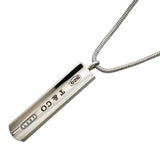 ★在庫処分【6jdb0115-k】ティファニー ネックレス ナローバー シルバー925【中古】レディース