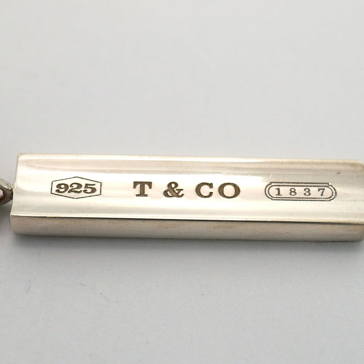 ★在庫処分【6jdb0115-k】ティファニー ネックレス ナローバー シルバー925【中古】レディース