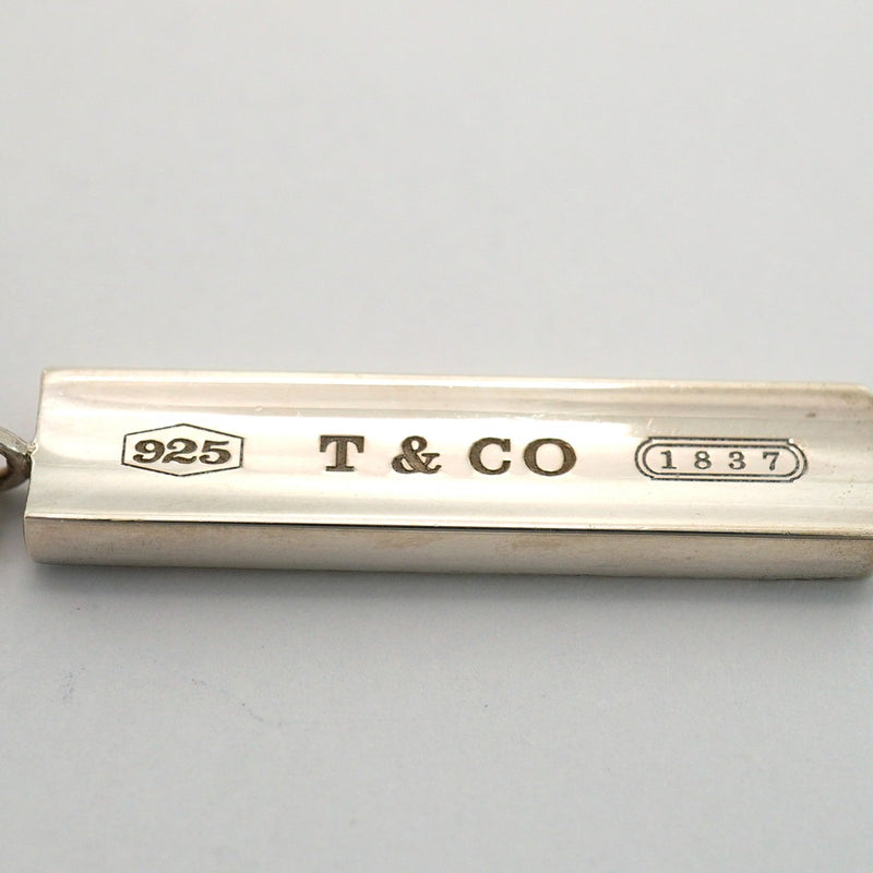 ★在庫処分【6jdb0115-k】ティファニー ネックレス ナローバー シルバー925【中古】レディース
