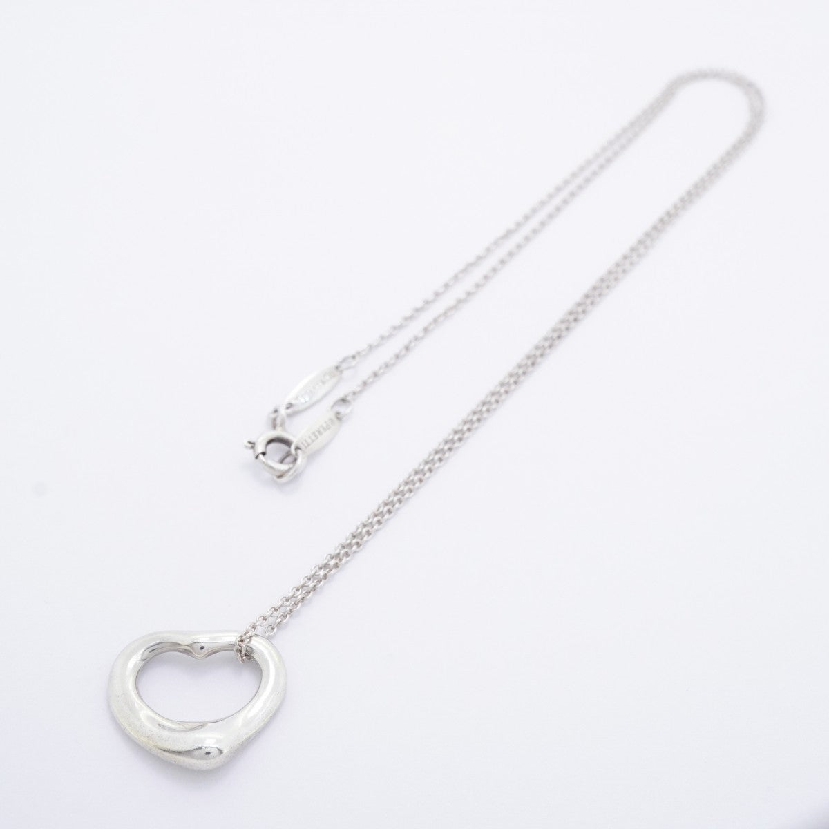 ★SALE【6jdb0121-k】ティファニー ネックレス オープンハート シルバー925【中古】レディース