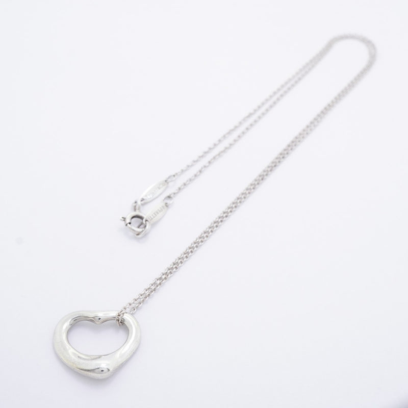 ★SALE【6jdb0121-k】ティファニー ネックレス オープンハート シルバー925【中古】レディース