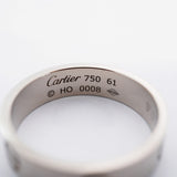★在庫処分【6jdb0186】カルティエ リング ラブ K18WG ホワイトゴールド ＃61【中古】メンズ