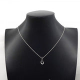 ★SALE【6jdb0228-k】ティファニー ネックレス オープンティアドロップ シルバー925【中古】レディース