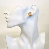 ★在庫処分★最終価格★SALE【6jdb0238】ヴァンクリーフ＆アーペル ピアス ラッキースプリング K18PG ピンクゴールド マザーオブパール【中古】レディース