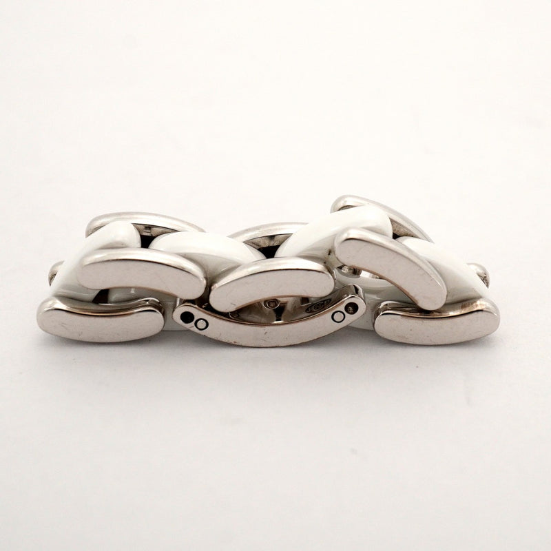 【6jdb0274】シャネル リング ウルトラコレクション K18WG ホワイトゴールド セラミック ホワイト ＃53【中古】レディース