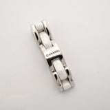 【6jdb0274】シャネル リング ウルトラコレクション K18WG ホワイトゴールド セラミック ホワイト ＃53【中古】レディース