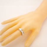 【6jdb0274】シャネル リング ウルトラコレクション K18WG ホワイトゴールド セラミック ホワイト ＃53【中古】レディース