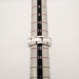 【6jdb0274】シャネル リング ウルトラコレクション K18WG ホワイトゴールド セラミック ホワイト ＃53【中古】レディース
