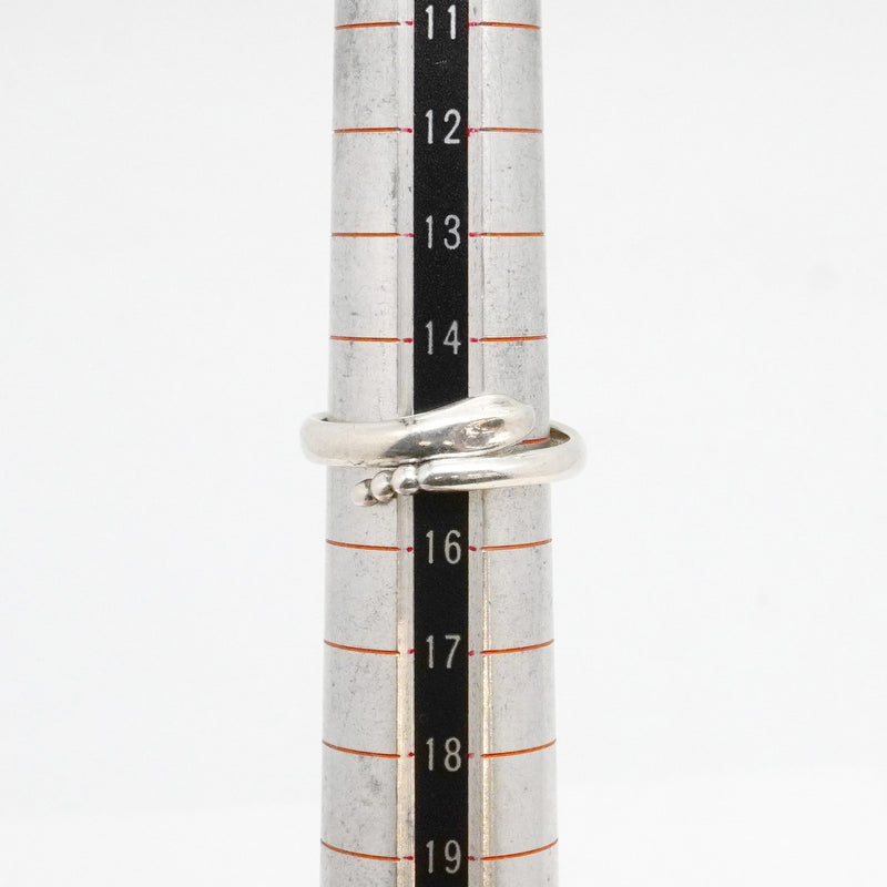 【6jdb0312-k】ティファニー リング スネーク シルバー925 15号【中古】レディース