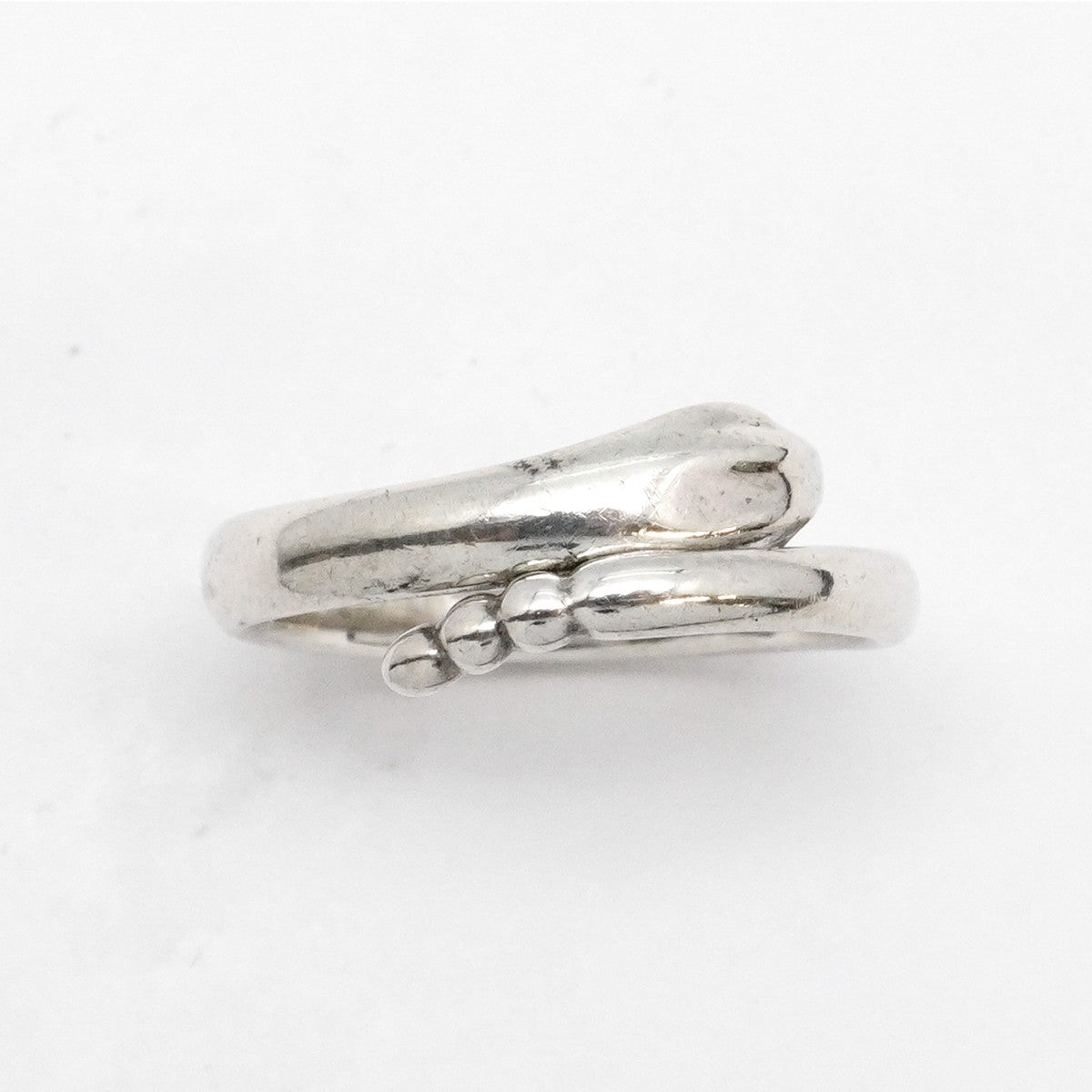 【6jdb0312-k】ティファニー リング スネーク シルバー925 15号【中古】レディース