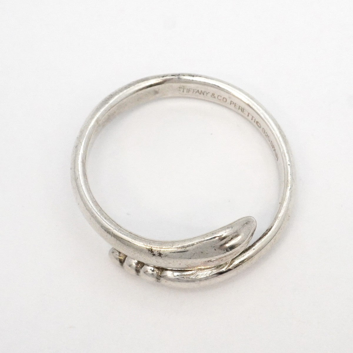 【6jdb0312-k】ティファニー リング スネーク シルバー925 15号【中古】レディース