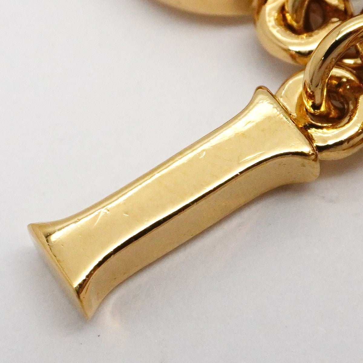 ★SALE【6jdb0317-k】クリスチャンディオール ネックレス ディオールロゴ GPメッキ ゴールド【中古】レディース