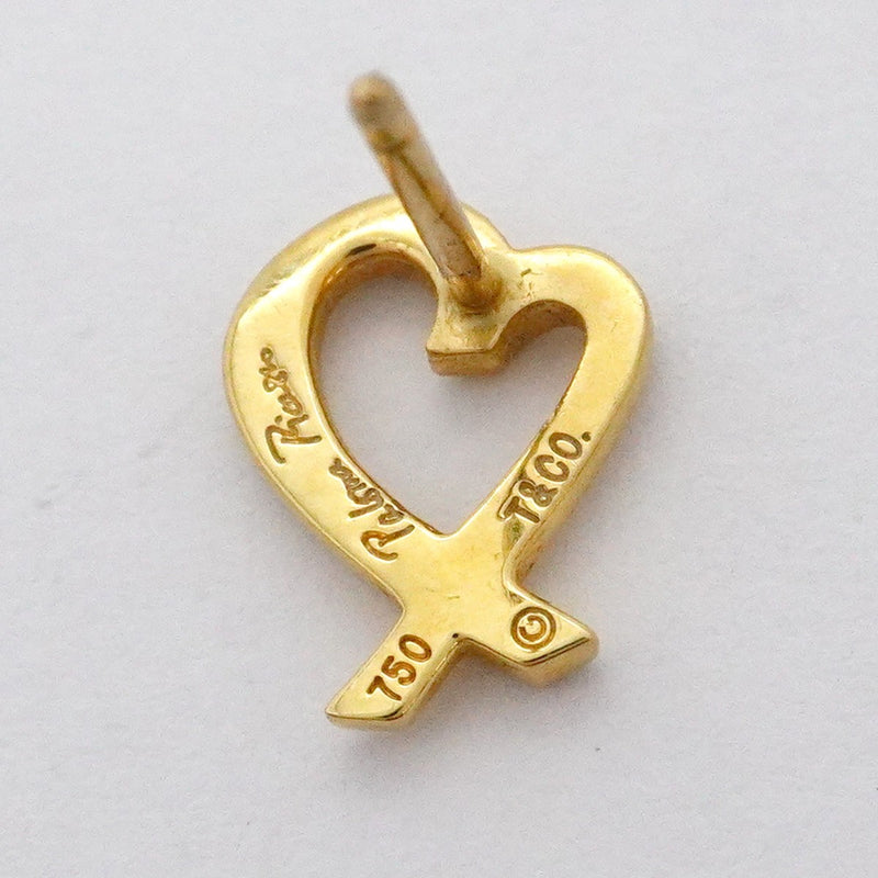 ★最終価格★SALE【6jdb0371】ティファニー ピアス ラビングハート K18YG イエローゴールド【中古】レディース