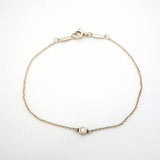 ★在庫処分★最終価格【6jdb0415-22-k】ティファニー ブレスレット バイザヤード 1PD シルバー925 ダイヤモンド【中古】レディース