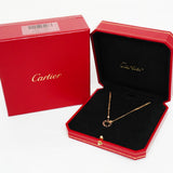 ★在庫処分★最終価格【6jdb0415-25】カルティエ ネックレス ラブサークル 2PD K18PG ピンクゴールド ダイヤモンド【中古】レディース