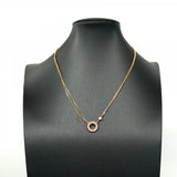 ★在庫処分★最終価格【6jdb0415-25】カルティエ ネックレス ラブサークル 2PD K18PG ピンクゴールド ダイヤモンド【中古】レディース