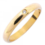 ★最終価格★SALE【6jdb0415-38】カルティエ リング クラシック 1PD K18YG イエローゴールド ダイヤモンド ＃48【中古】レディース
