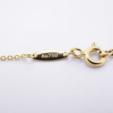 ★在庫処分★最終価格【6jdb0415-44】ティファニー ネックレス バイザヤード 1PD K18YG イエローゴールド ダイヤモンド【中古】レディース