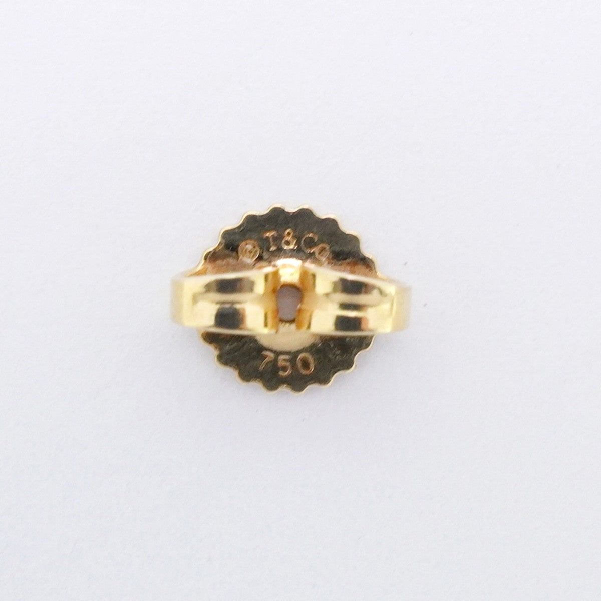 ★最終価格★SALE【6jdb0422-12】ティファニー ピアス バイザヤード 1PD K18YG イエローゴールド ダイヤモンド【中古】レディース