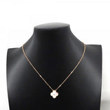 ★最終価格★SALE【6jdb0422-15】ヴァンクリーフ＆アーペル ネックレス ヴィンテージ アルハンブラ クリスマス限定 1PD K18PG ピンクゴールド ダイヤモンド ピンクマザーオブパール【中古】レディース