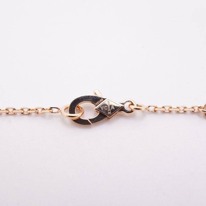★最終価格★SALE【6jdb0422-15】ヴァンクリーフ＆アーペル ネックレス ヴィンテージ アルハンブラ クリスマス限定 1PD K18PG ピンクゴールド ダイヤモンド ピンクマザーオブパール【中古】レディース