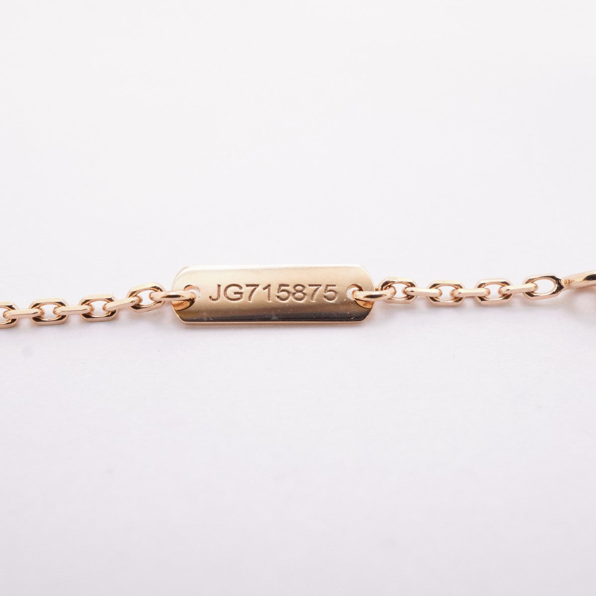 ★最終価格★SALE【6jdb0422-15】ヴァンクリーフ＆アーペル ネックレス ヴィンテージ アルハンブラ クリスマス限定 1PD K18PG ピンクゴールド ダイヤモンド ピンクマザーオブパール【中古】レディース