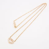 ★最終価格【6jdb0427-09】カルティエ ネックレス Cハート K18PG ピンクゴールド ダイヤモンド【中古】レディース